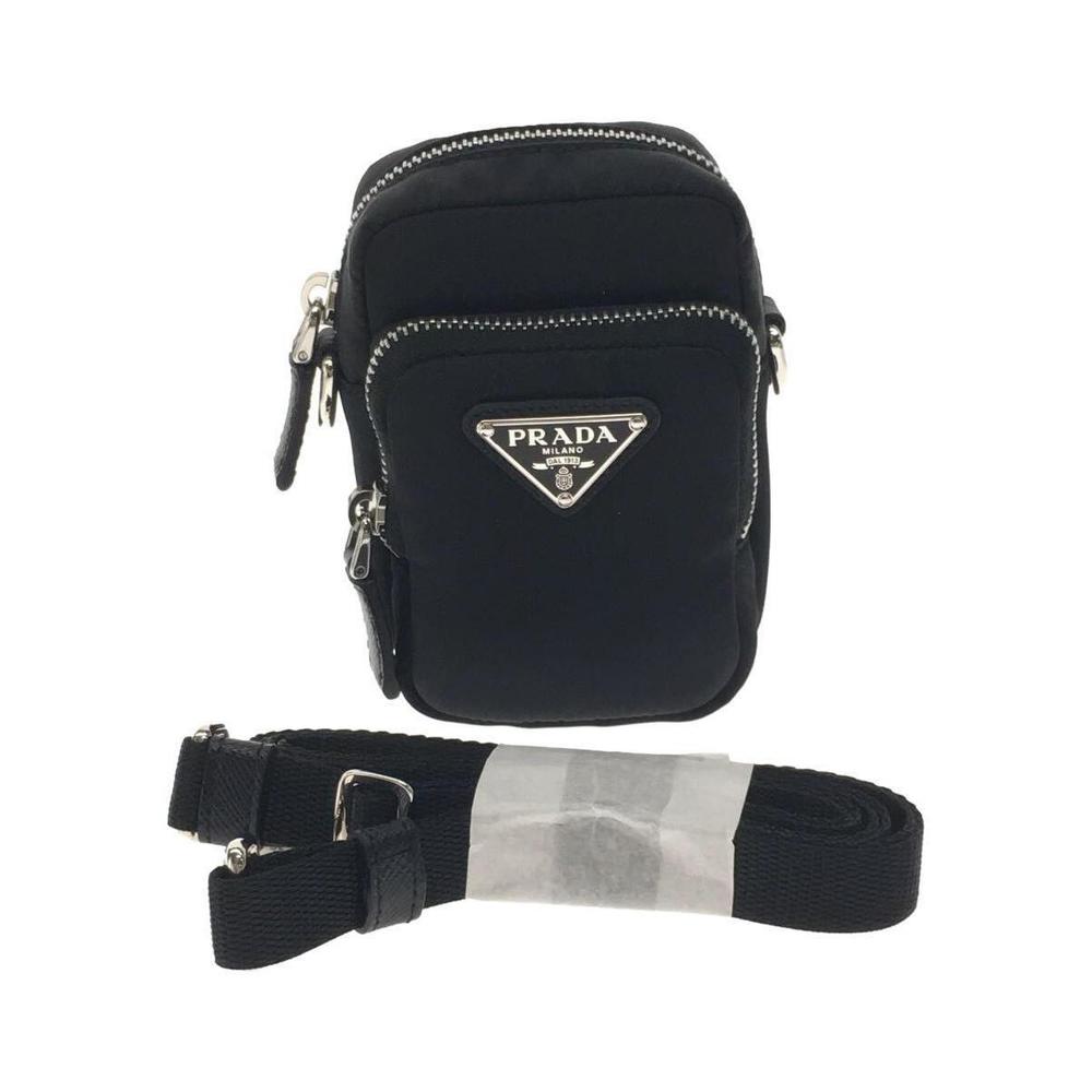 Prada Shoulder Bag Plain Black